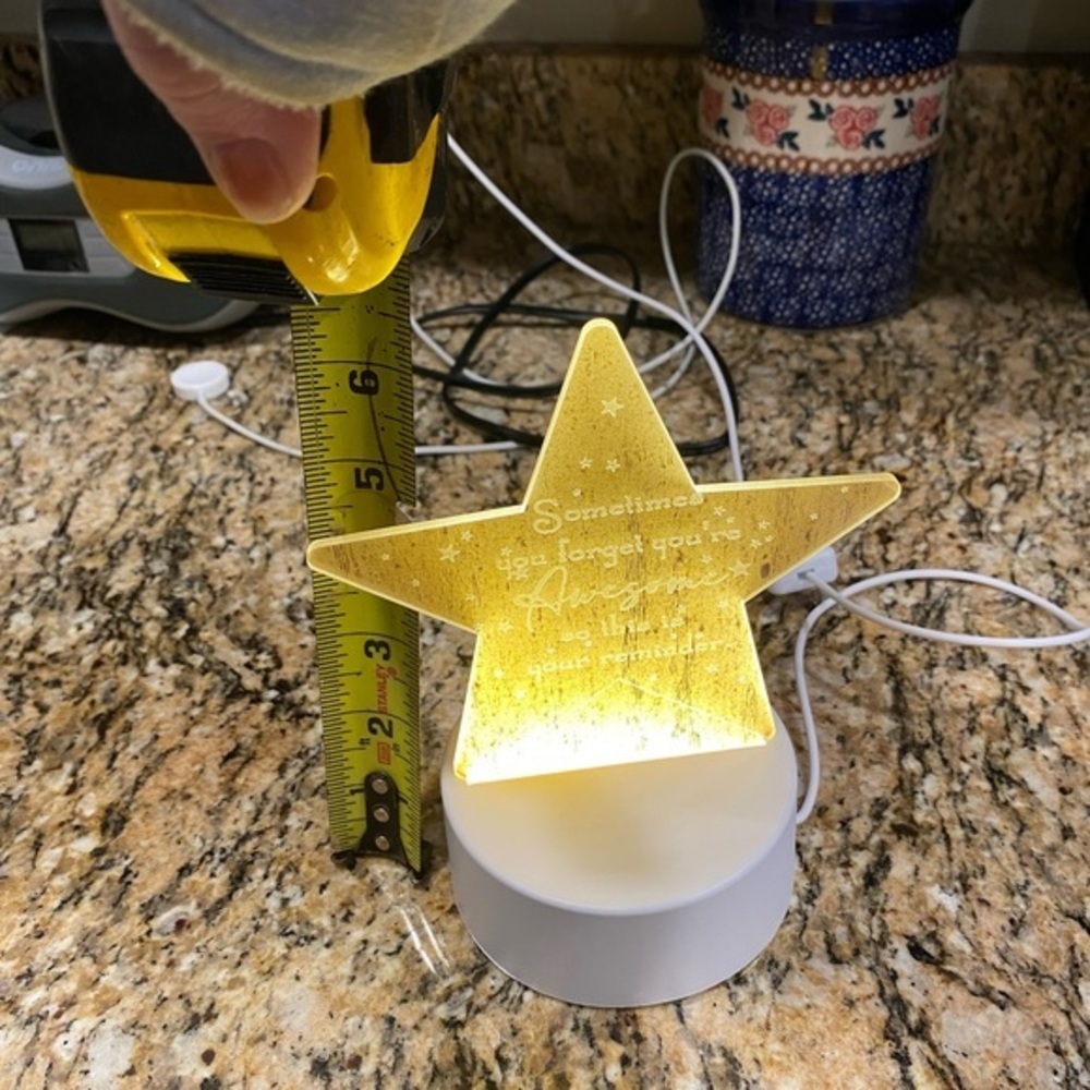 Star-Shaped LED Night Light